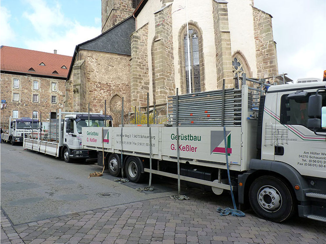 Kirchenrenovierung 2010 / 2011 (Foto: Karl-Franz Thiede)
